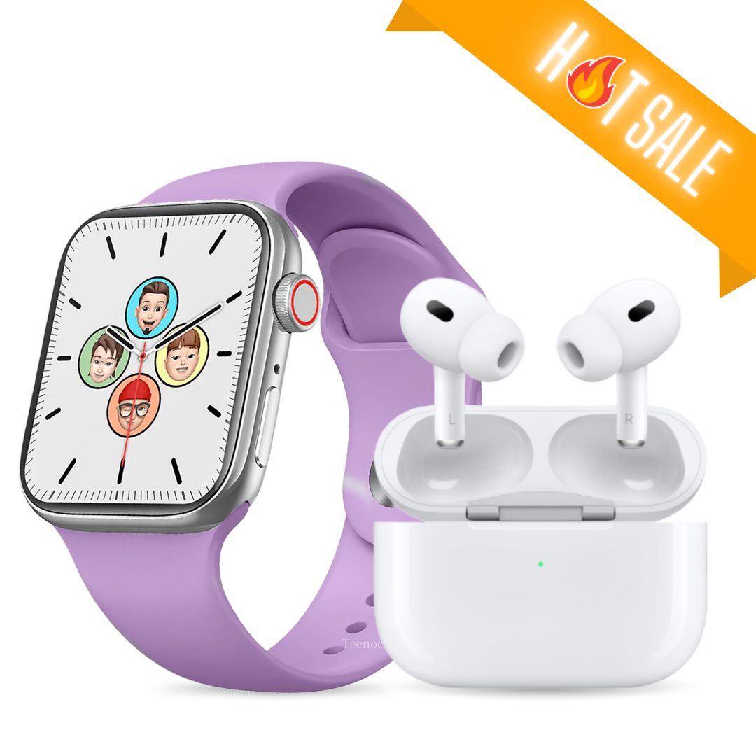 ¡OFERTA! Smartwatch 9 Pro + Correa Metálica + AirPods Pro 2ND ultimate