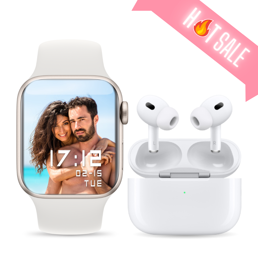 ¡OFERTA! Smartwatch 9 Pro + Correa Metálica + AirPods Pro 2ND ultimate