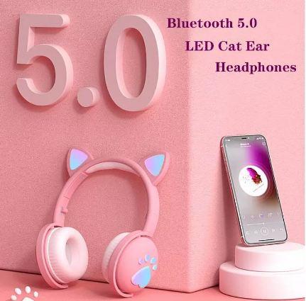 Bluetooth BK1 CAT LED Diadema inalámbrico