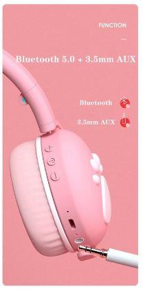 Bluetooth BK1 CAT LED Diadema inalámbrico