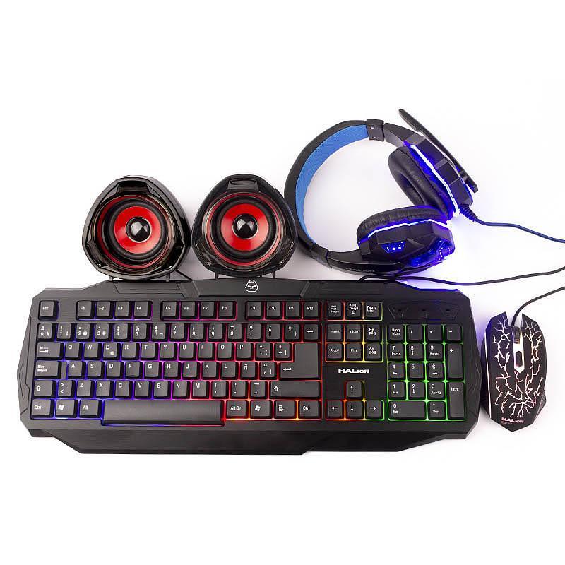 COMBO GAMER HALION 5 EN 1 RACER HA-830C