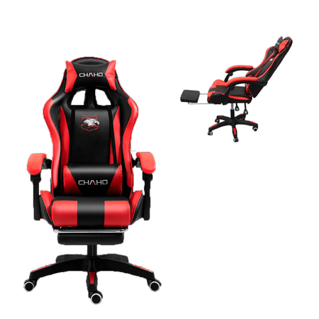 Silla Gamer Ergonómica Reclinable con Posapiés