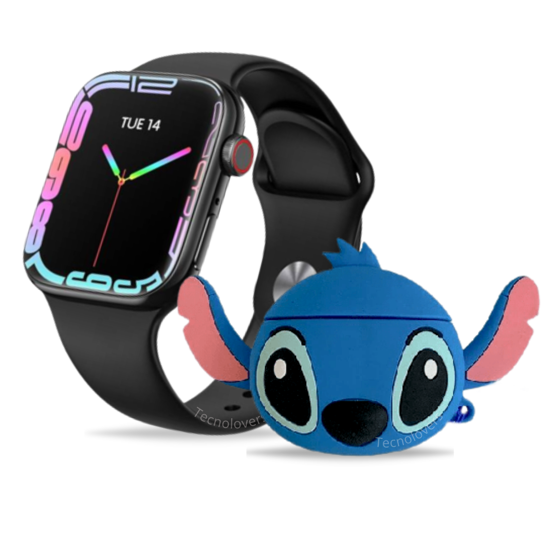 ¡Oferta! Smartwatch 9 Premium + AirPods Pro + Funda Animada