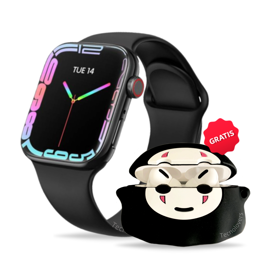 ¡Oferta! Smartwatch 9 Premium + AirPods Pro + Funda Animada