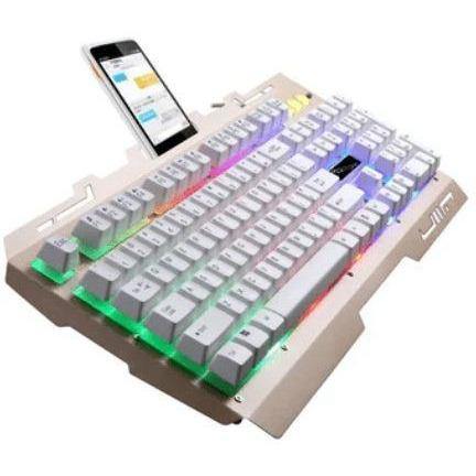 G700 USB con cable Mecánico Feel Teclado de metal - Tecnolovers