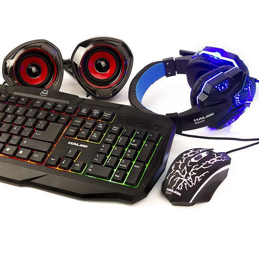 COMBO GAMER HALION 5 EN 1 RACER HA-830C